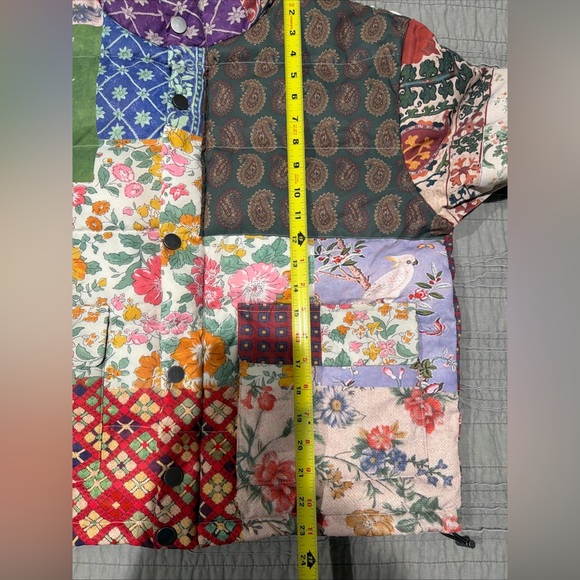 FOUND GARDENIA TAPESTRY PUFFER JACKET - Picture 5 of 7